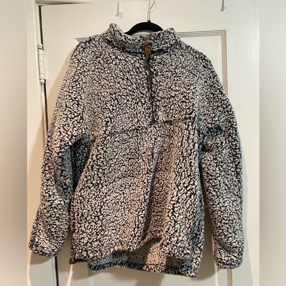 Sherpa Pullover navy blue